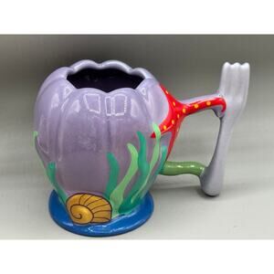 Disney Parks Ariel Fork Handle Purple Mug